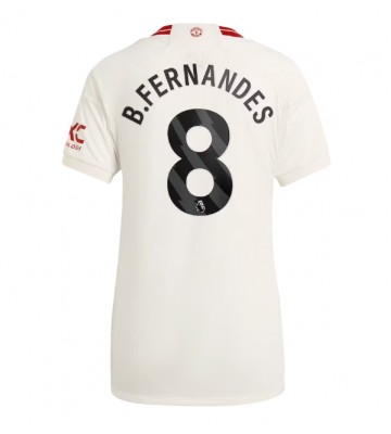 Maillot de foot Manchester United Bruno Fernandes #8 Troisième Femmes 2023-24 Manches Courte